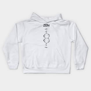 Zen buddhism Kids Hoodie